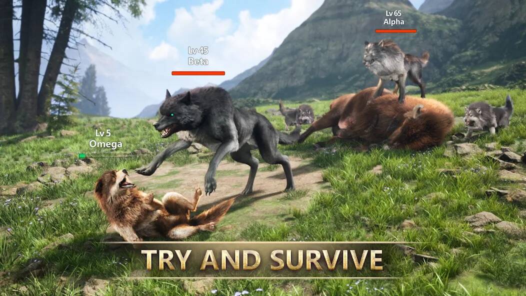  Wolf Game: Wild Animal Wars   -   