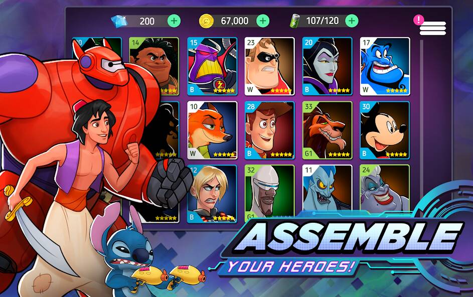  Disney Heroes: Battle Mode   -   