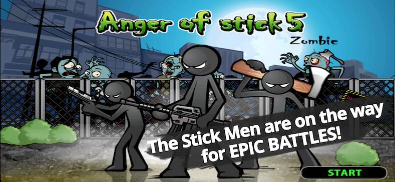  Anger of stick 5 : zombie   -   