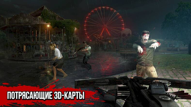 Взломанная Zombie Hunter: Killing Games на Андроид - Взлом все открыто