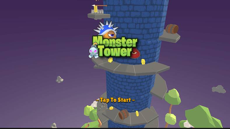 Взломанная Monster Tower Runner на Андроид - Взлом все открыто