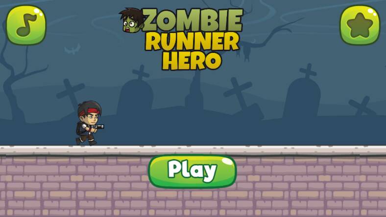 Взломанная Zombie Runner Hero на Андроид - Взлом все открыто