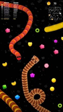 Взломанная Змея.io: змейка игра на Андроид - Взлом много денег