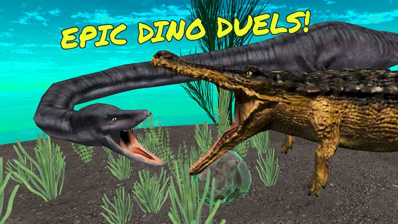 Взломанная Dino Battle Arena Jurassic Sea на Андроид - Взлом на деньги