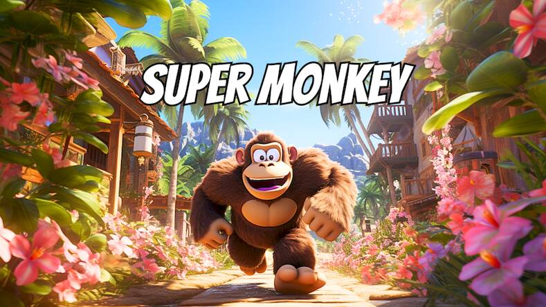  Monkey jungle kong banana game   -   
