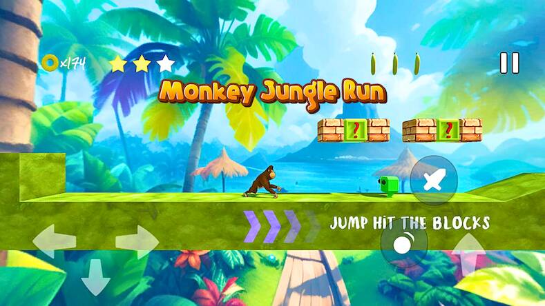  Monkey jungle kong banana game   -   