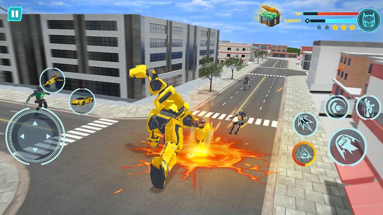 Взломанная Robot Game: Transform & Fight на Андроид - Взлом все открыто