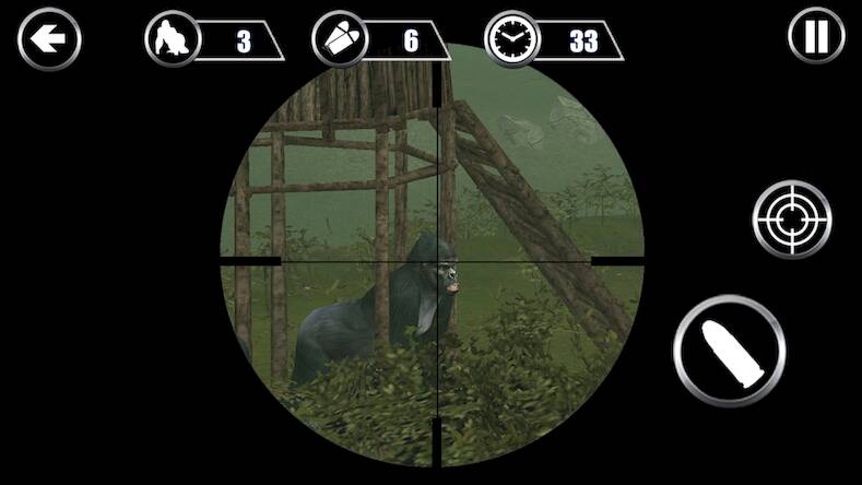 Взломанная Gorilla Hunter: Охотничьи игры на Андроид - Взлом на деньги