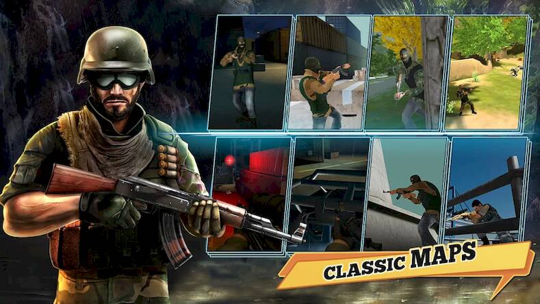 Взломанная FPS Commando Game - BattleOps на Андроид - Взлом все открыто