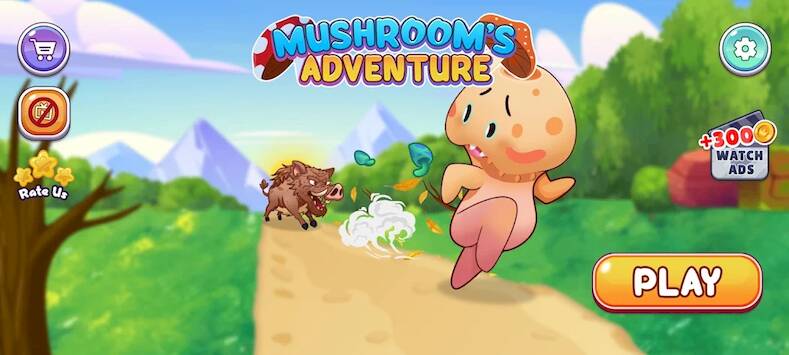  Mushroom war: Jungle Adventure   -   