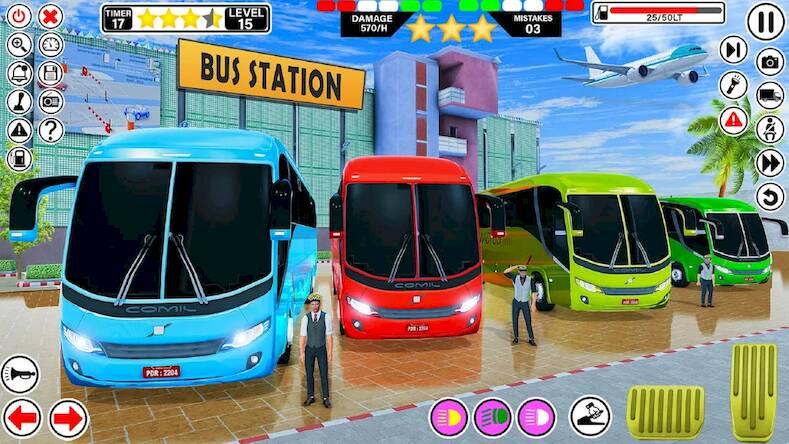  Passenger Coach Bus Driving 3D   -   