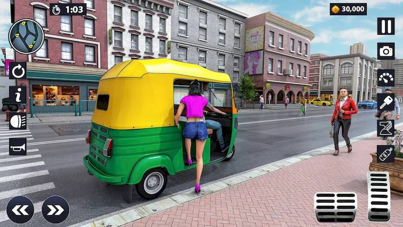  Modern Rickshaw Driving Games   -   