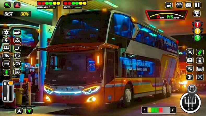 Взломанная автобус симулятор вождения на Андроид - Взлом на деньги