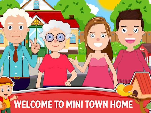 Взломанная Мини-городок: домашняя игра на Андроид - Взлом все открыто