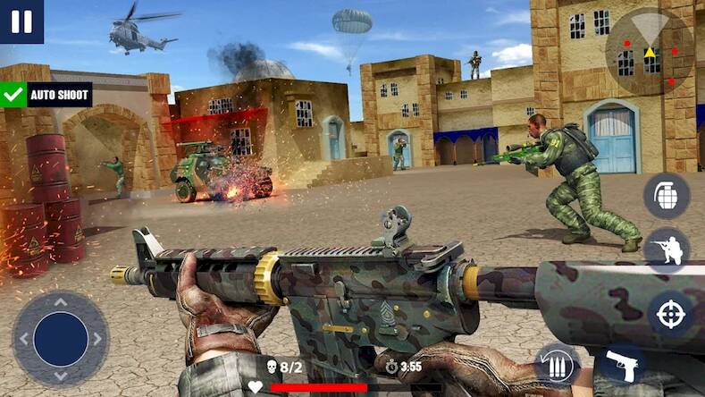 Взломанная War Zone: Gun Shooting Games на Андроид - Взлом много денег