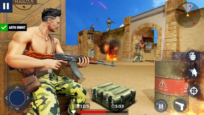 Взломанная War Zone: Gun Shooting Games на Андроид - Взлом много денег
