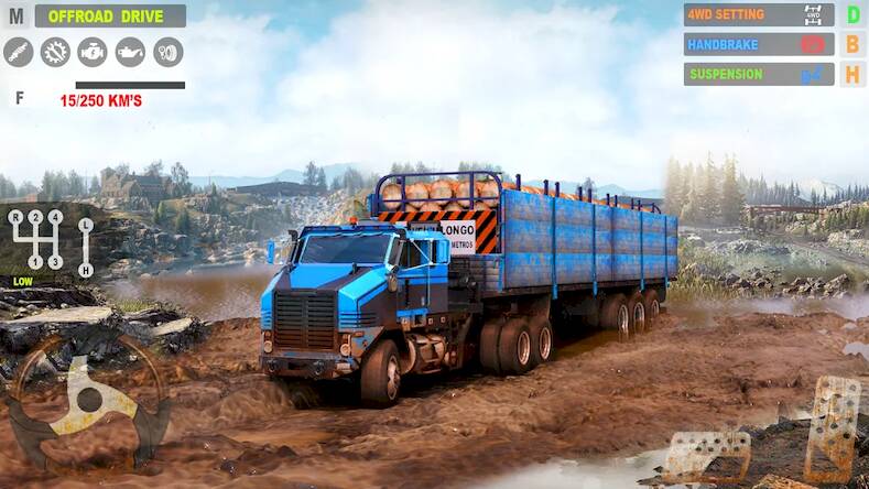 Взломанная русский грязевой грузовик на Андроид - Взлом все открыто