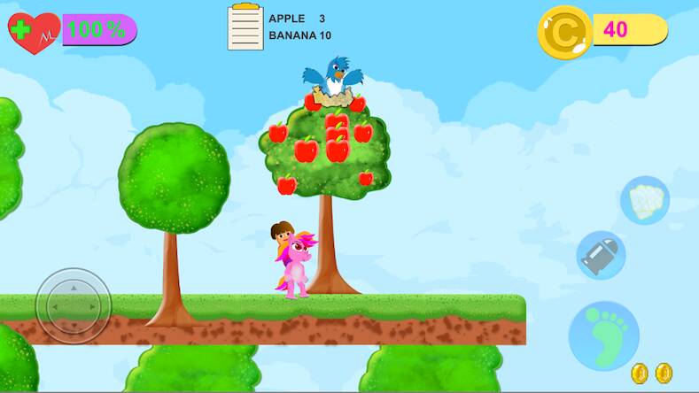  Dora Riding Pony Escape Jungle   -   