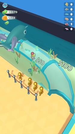 Взломанная Aquarium Land - Fishbowl World на Андроид - Взлом на деньги