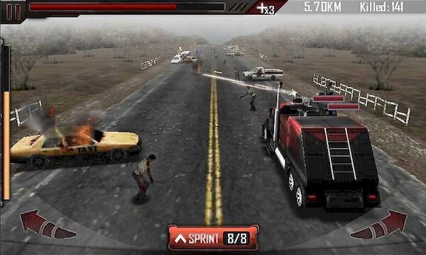 Взломанная Убийца зомби - Zombie Road 3D на Андроид - Взлом на деньги