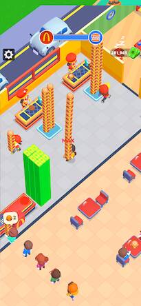 Взломанная My Burger Shop: Burger Games на Андроид - Взлом на деньги