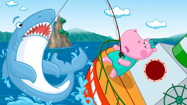 Взломанная Веселая Рыбалка для Детей на Андроид - Взлом все открыто