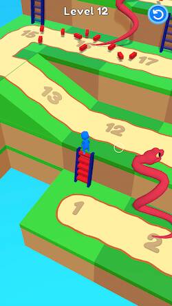 Взломанная Snakes & Ladders Race на Андроид - Взлом много денег