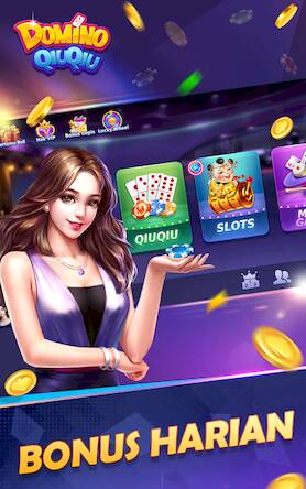 Взломанная Domino QiuQiu-Gaple Slot Poker на Андроид - Взлом много денег