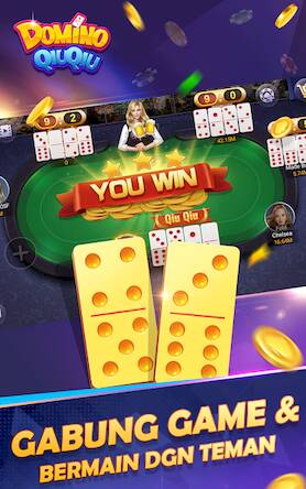 Взломанная Domino QiuQiu-Gaple Slot Poker на Андроид - Взлом много денег