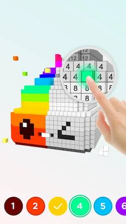 Взломанная Pixel.ly 3D на Андроид - Взлом на деньги