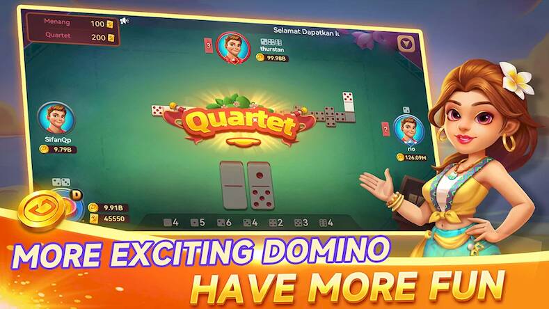 Взломанная Duole Domino-Gaple QiuQiu Slot на Андроид - Взлом все открыто