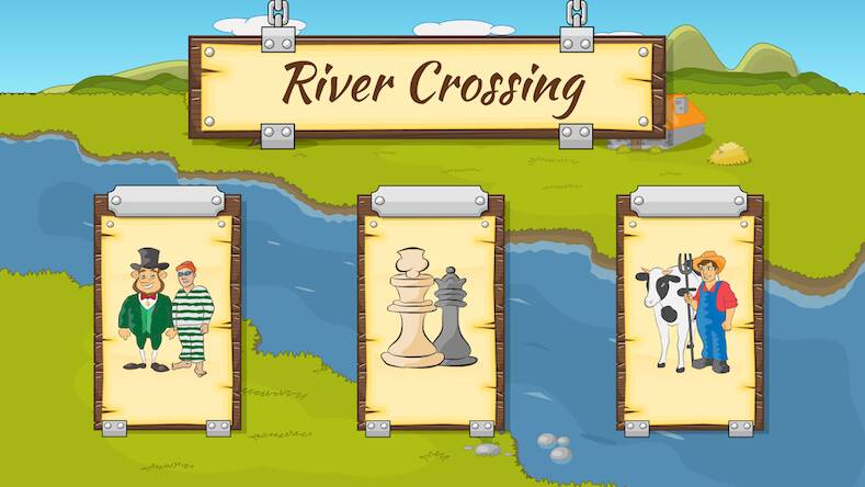 Взломанная River Crossing - Logic Puzzles на Андроид - Взлом много денег