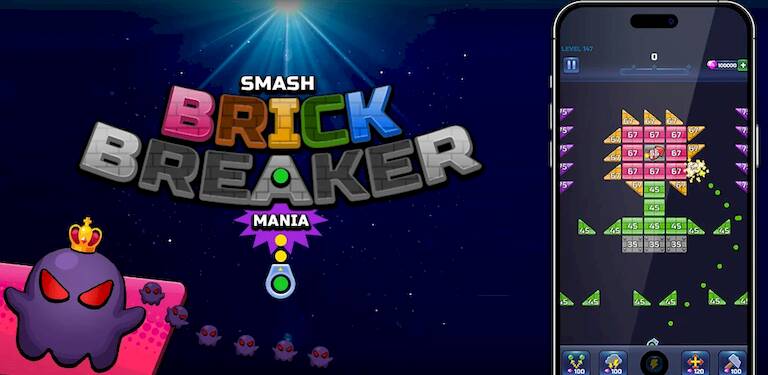  Smash Brick Breaker Mania   -   