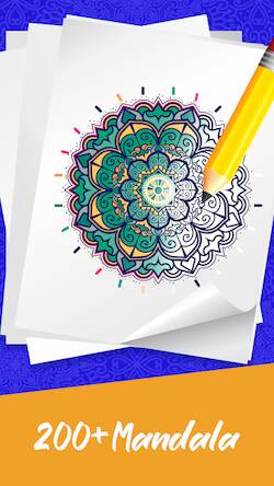  Mandala Coloring Book Game   -   