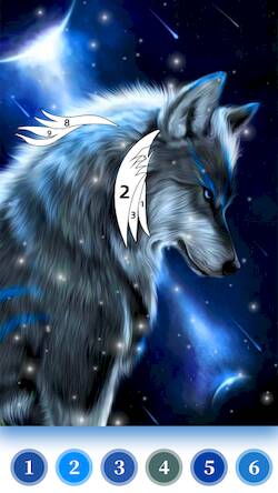  Wolf Coloring Book Color Game   -   