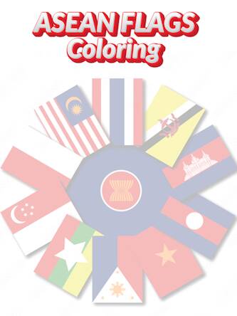  coloring southeast asia flag   -   