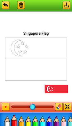  coloring southeast asia flag   -   
