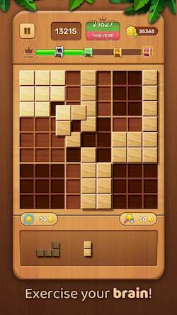  Wood Block -Sudoku Puzzle Game   -   
