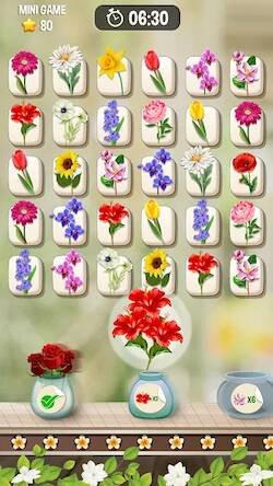  Zen Blossom: Flower Tile Match   -   