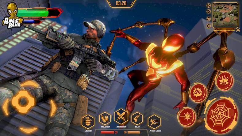 Iron Super Hero - Spider Games   -   