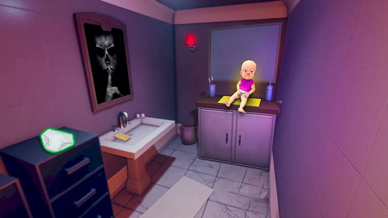  Baby in Pink Horror Games 3D   -   