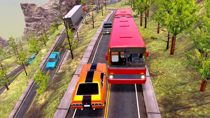  Risky Road: Hilly Bus Driver   -   