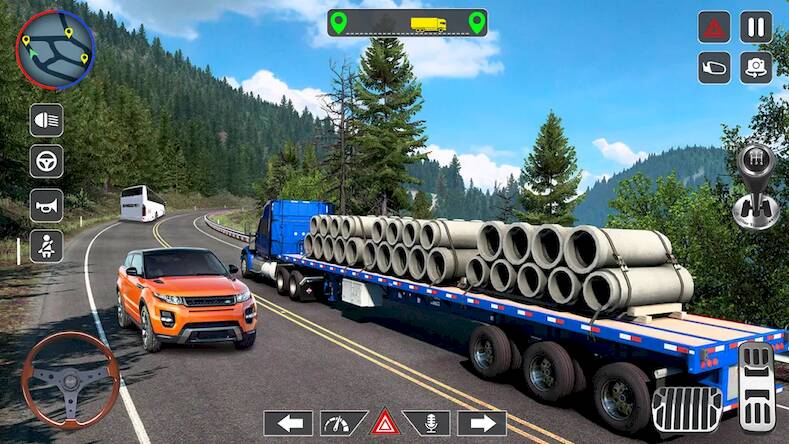  Cargo Truck Driving Sim Games   -   