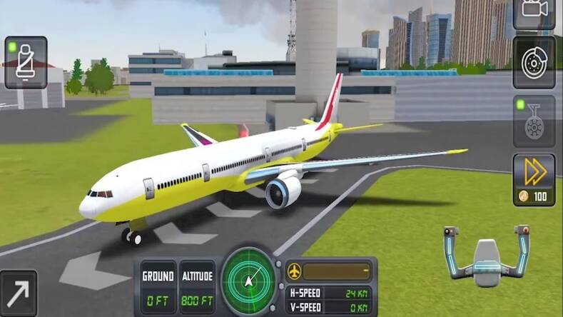  Flight Simulator-Pilot Plane X   -   