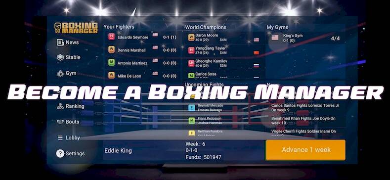  Boxing Manager   -   