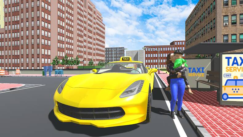  Taxi Simulator Car Game Driver   -   