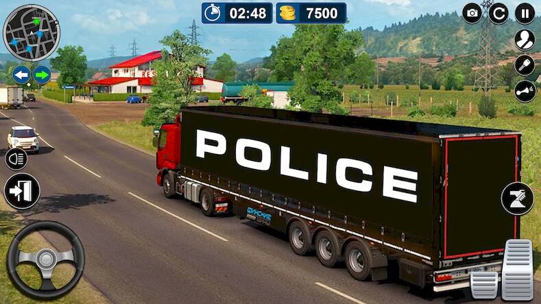  Police Truck Plane Transporter   -   
