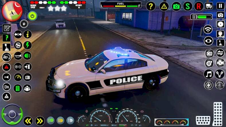  Us Police Car Parking Sim 3D   -   