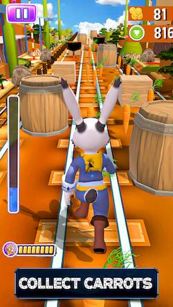  Subway Runner Bunny Run Games   -   