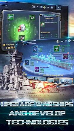 Взломанная Fleet Command II: Naval Blitz на Андроид - Взлом много денег